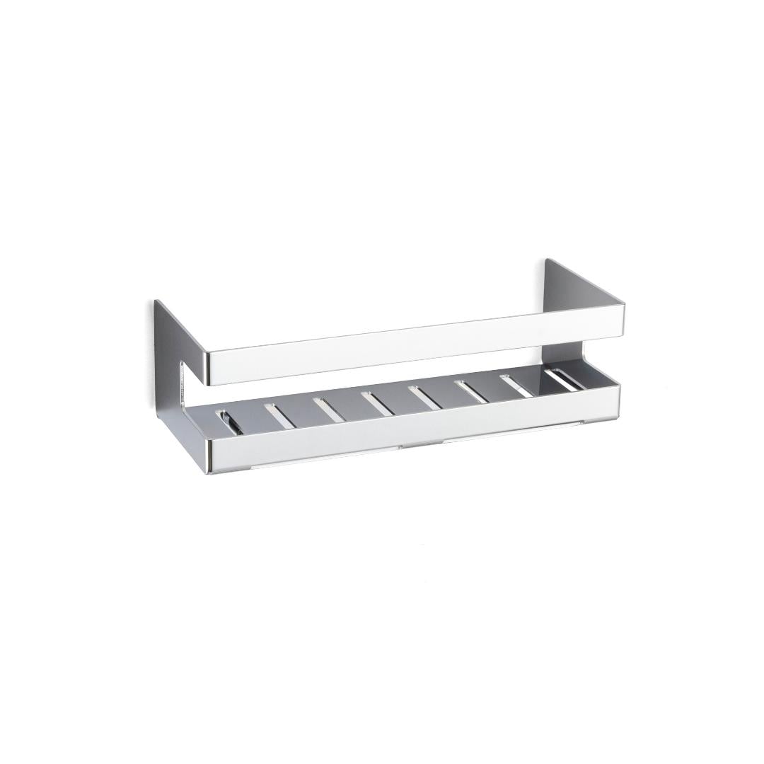 System Banyo Krom Duş Rafı Krom Renk 98X100X250 Mm