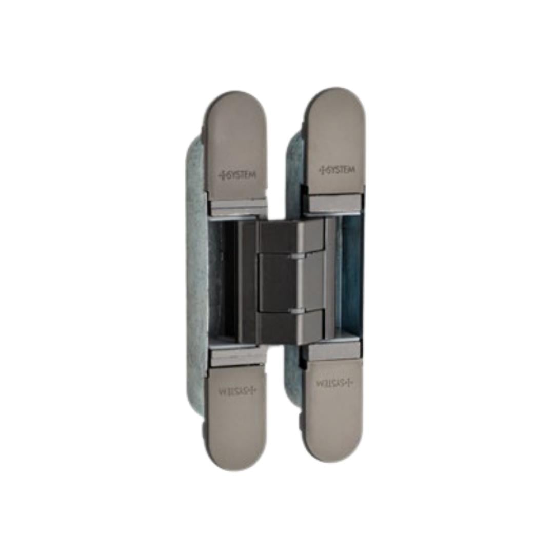 System Gizli Menteşe 128x22 mm Füme Renk