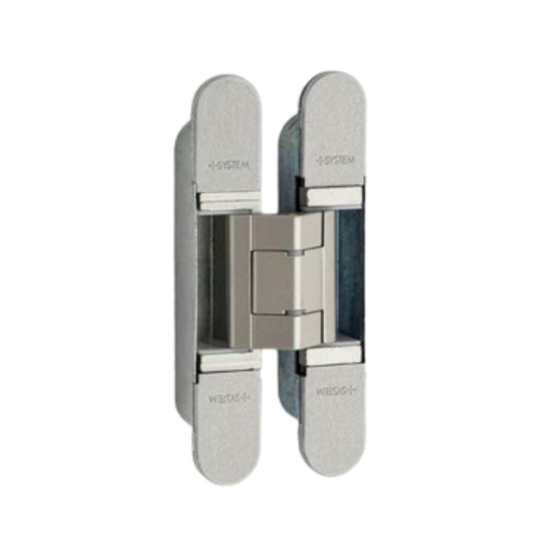 System Gizli Menteşe 128x22 mm Nikel Renk