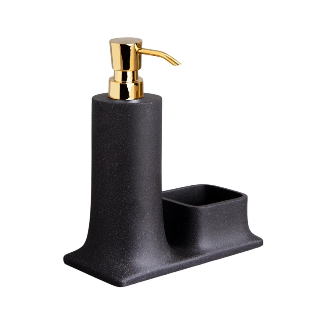 Tezgah Üstü Deterjanlık Ve Süngerlik Mermer Desenli/Gold 216x102x195 mm