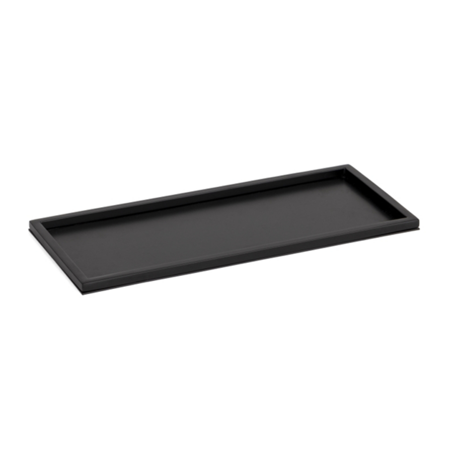 Tezgah Üstü Dikdörtgen Tepsi Siyah 30 cm