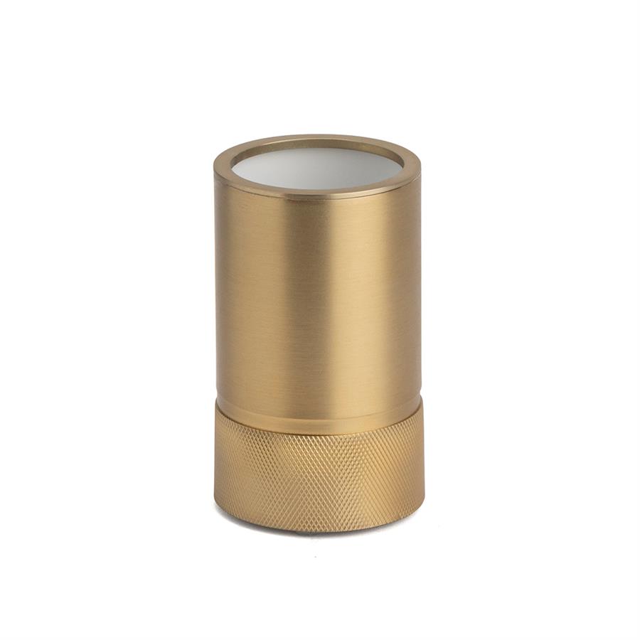Tezgah Üstü Diş Fırçalığı Gold-Mat Altın Renk 102X60X60 Mm