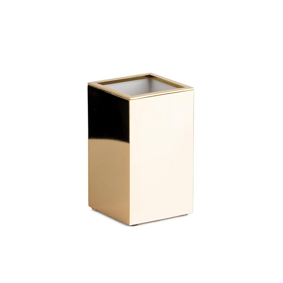 Tezgah Üstü Diş Fırçalığı Gold Renk 100X60X60 Mm