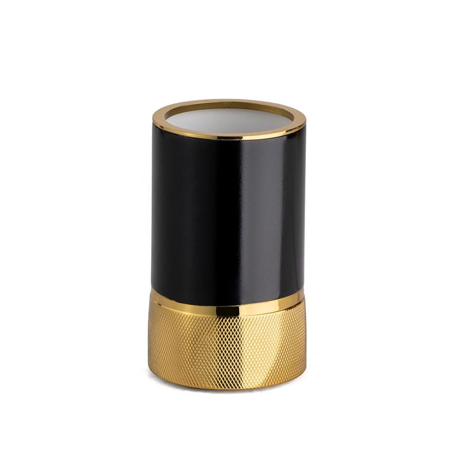 Tezgah Üstü Diş Fırçalığı Gold-Siyah Renk 102X60X60 Mm