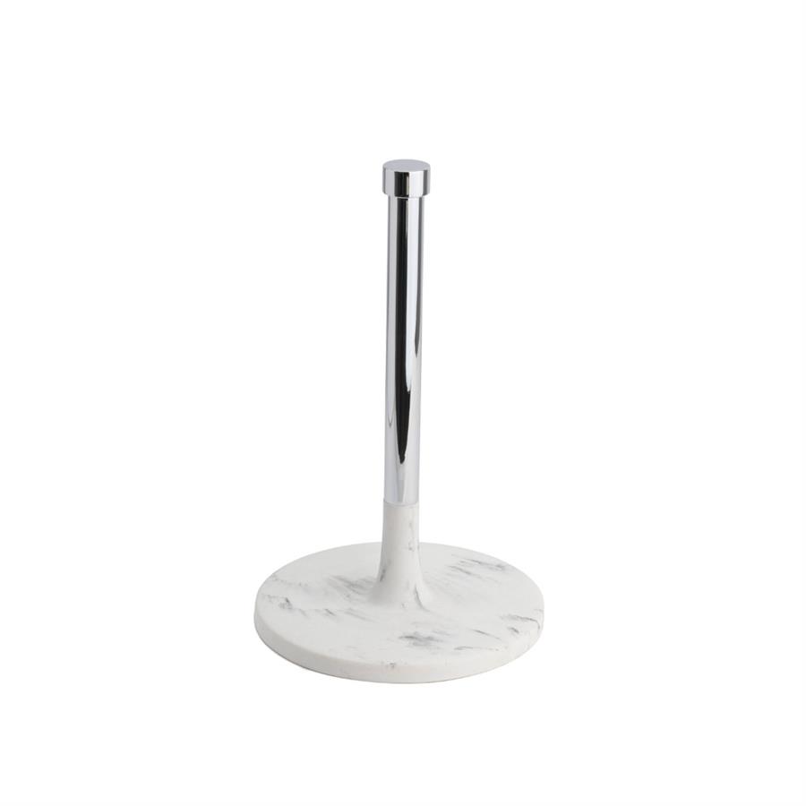 Tezgah Üstü Hareketli Havluluk Mermer Desenli/Krom Renk 270x165x165 mm