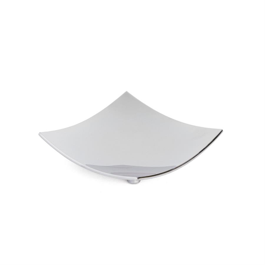 Tezgah Üstü Katı Sabunluk Krom Renk 27X115X115 Mm