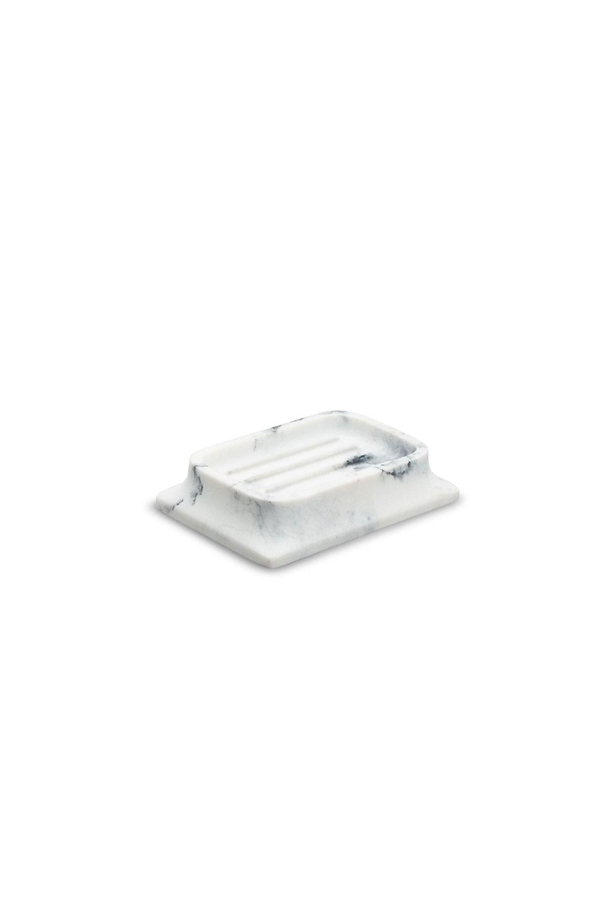 Tezgah Üstü Katı Sabunluk Mermer Deseni 28X91X127 mm