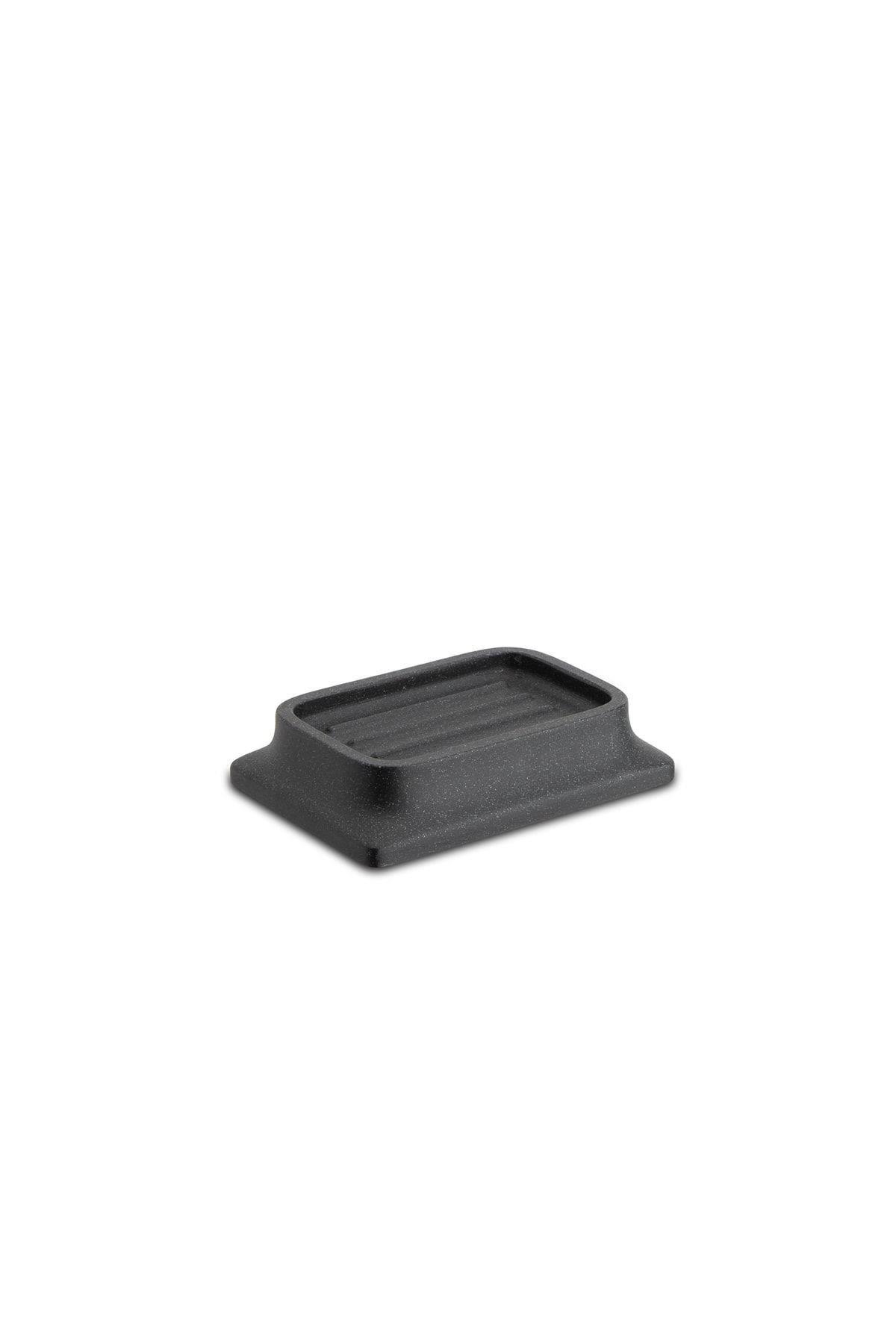 Tezgah Üstü Katı Sabunluk Siyah Renk 28X91X127 mm