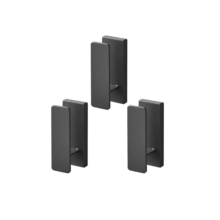 Tower Duvar Kancaları (3'Lü Set) Siyah Renk