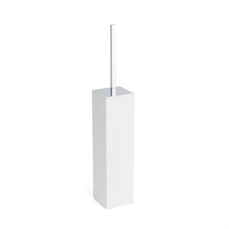 Tuvalet Fırçası Beyaz/Krom Renk 470X80X80 Mm