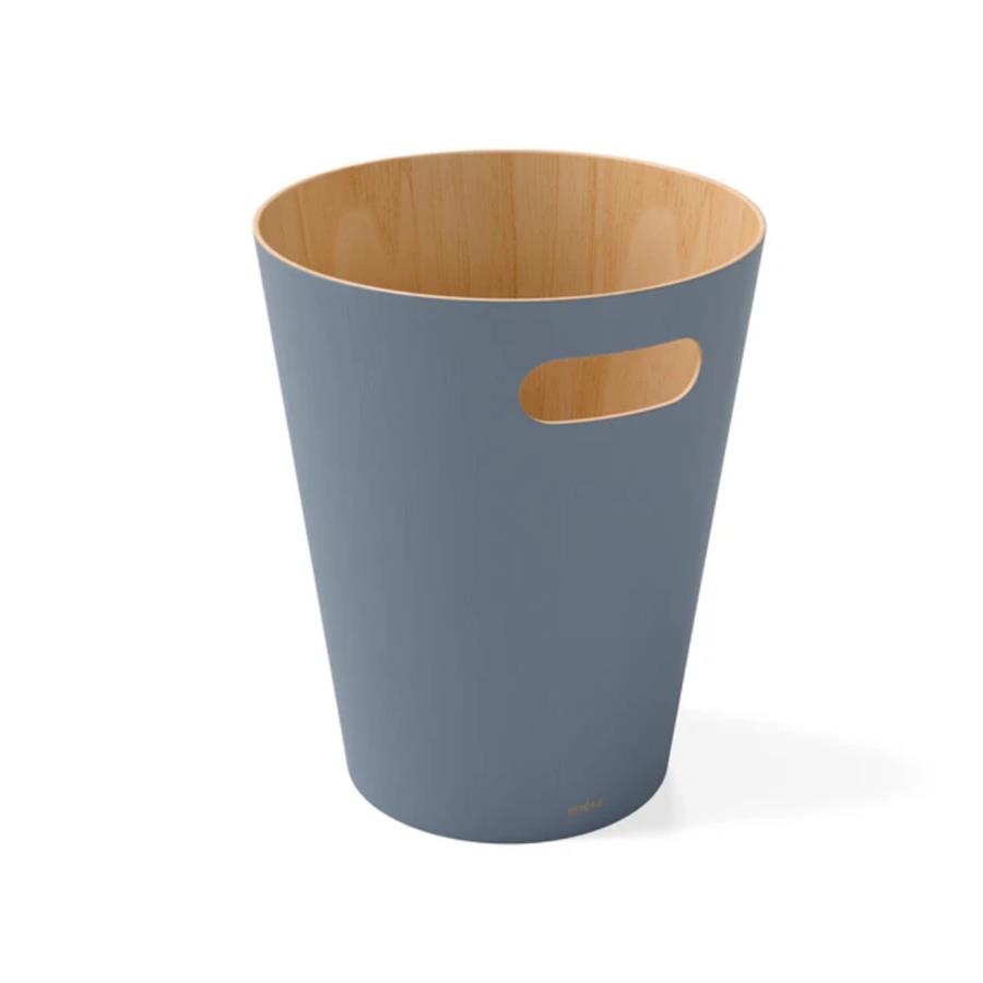 Umbra Woodrow Çöp Kovası 2 Galon (7,5 L) Kapasiteli Gri Mavi