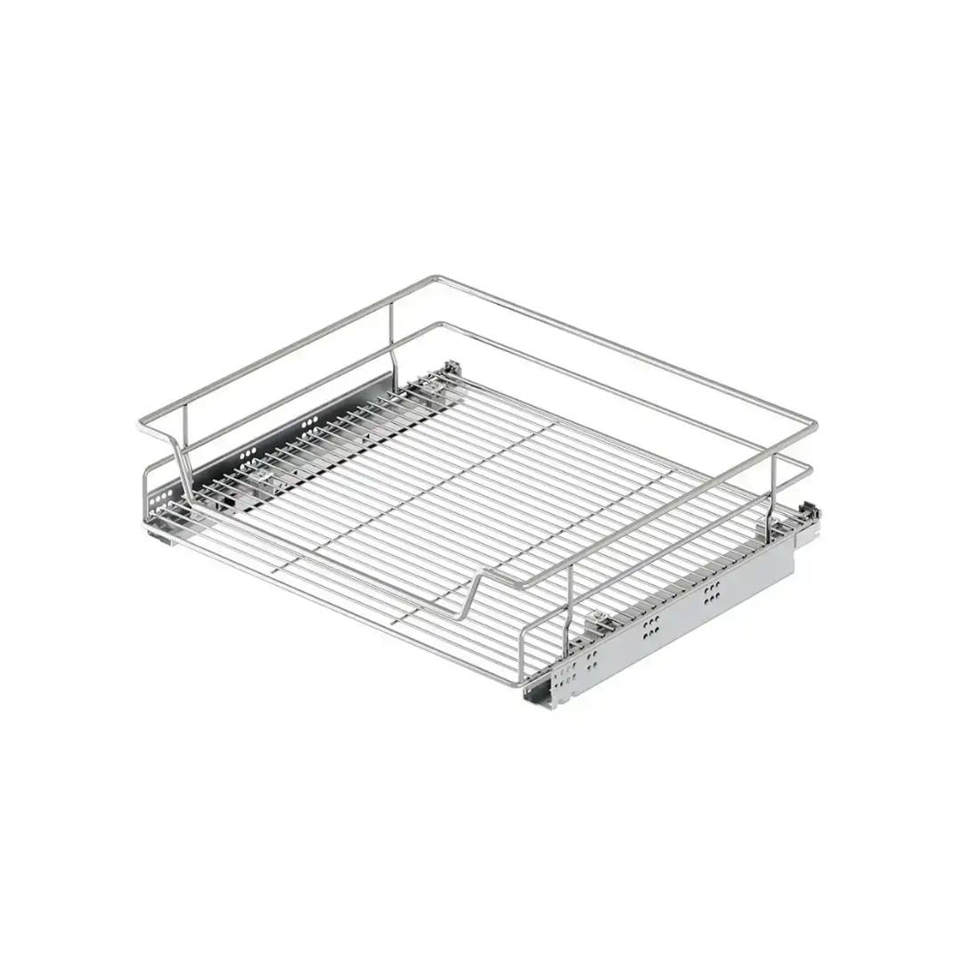 Unique Box Çift Açılım Gizli Raylı Bağımsız Çekmece Krom Renk