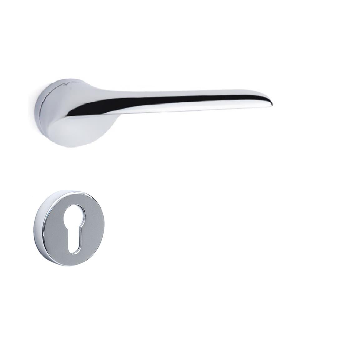 VARUNA Rozetli Kapı Kolu Krom