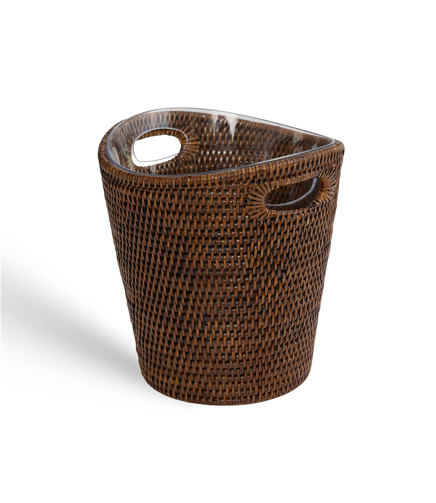 Vasque à Hasır Şampanya Kovası Kahverengi 25x5x24x24/26 cm