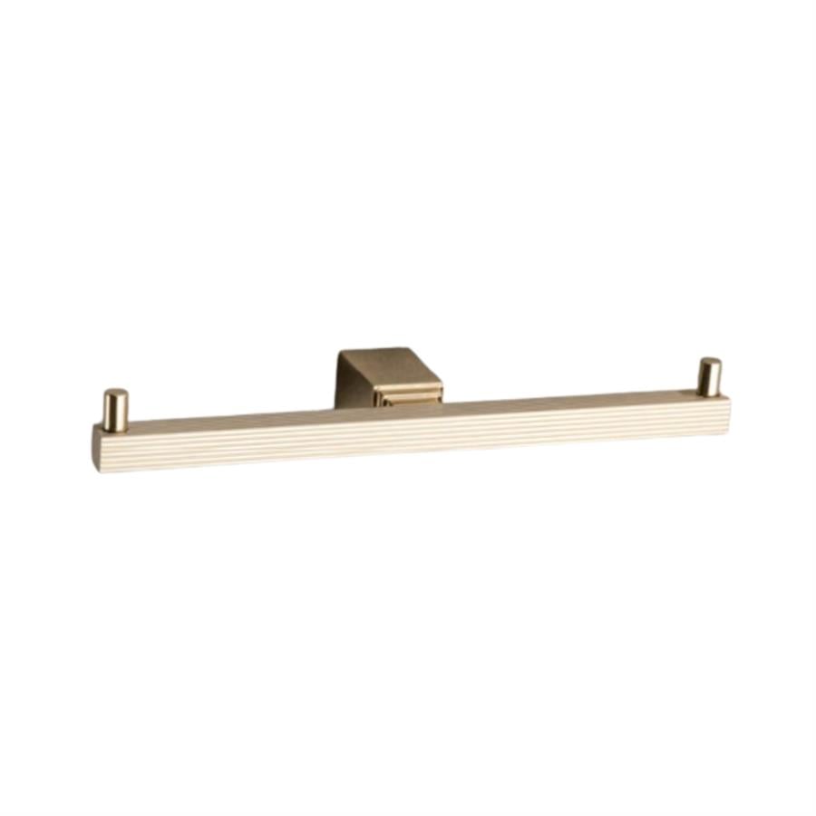 Vector İkili Tuvalet Kağıtlığı Gold Renk 40X73X280 Mm