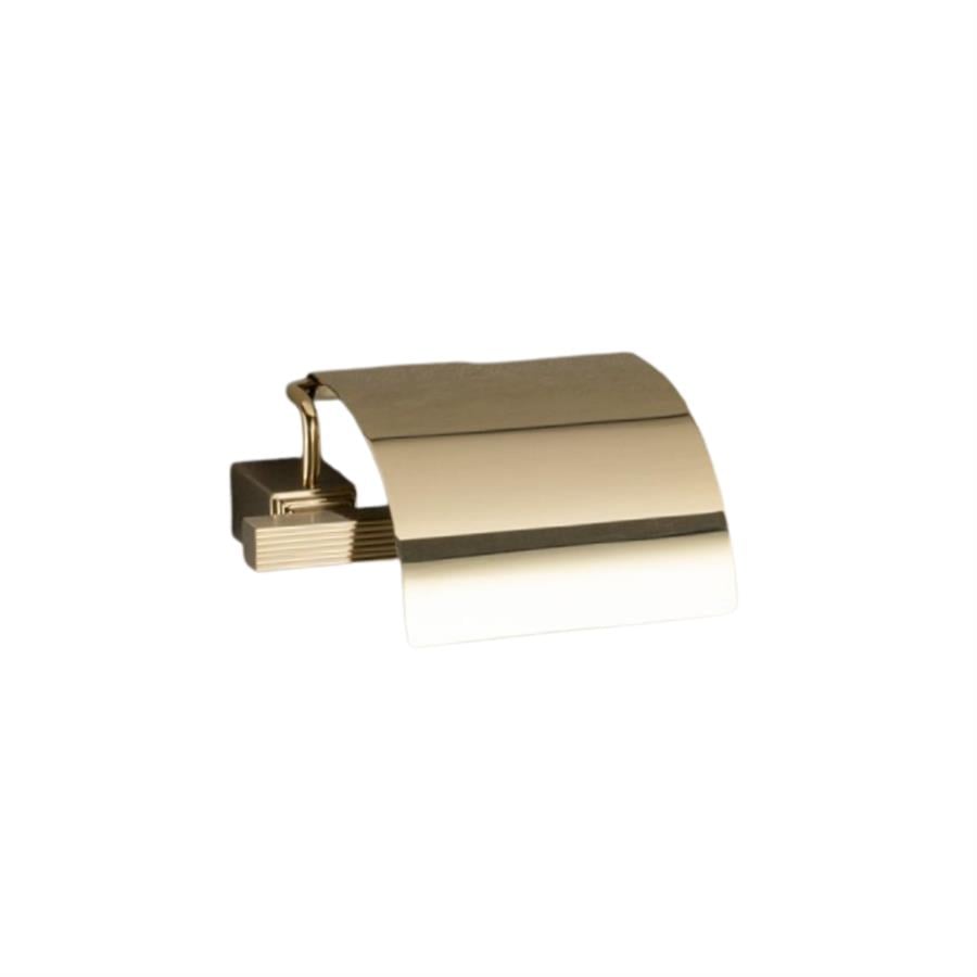 Vector Kapaklı Tuvalet Kağıtlığı Gold Renk 75X91X170 Mm