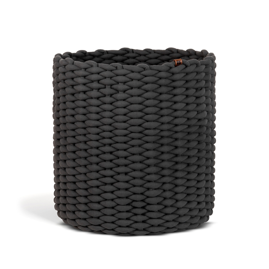 Yuvarlak Sepet XL Büyük Boy Antrasit Ø40xY40 cm