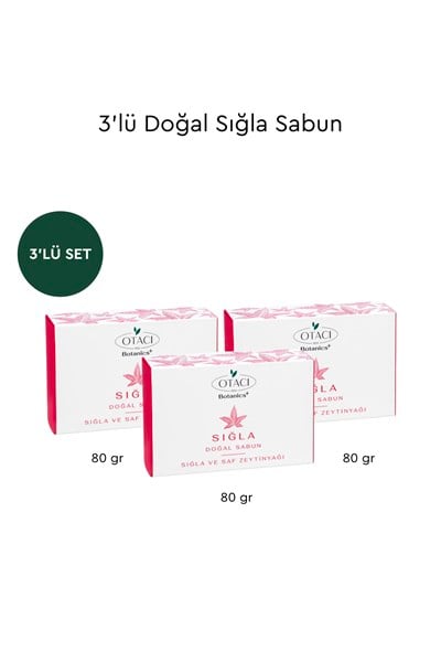 Botanics+ Doğal Sığla Sabun 3'lü Set