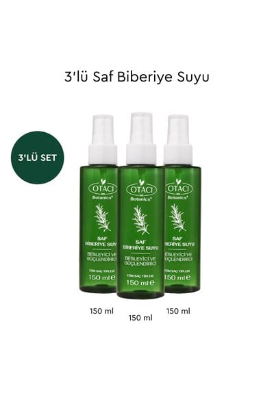 Botanics+ Saf Biberiye Suyu Tonik 3'lü Set