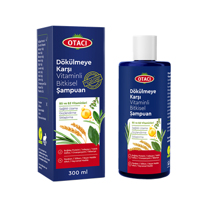 Dökülmeye Karşı Vitaminli Bitkisel Şampuan