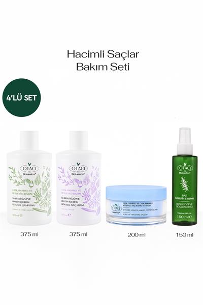 Hacimli Saçlar Bakım Seti