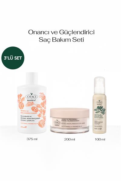 Onarıcı ve Güçlendirici Saç Bakım Seti