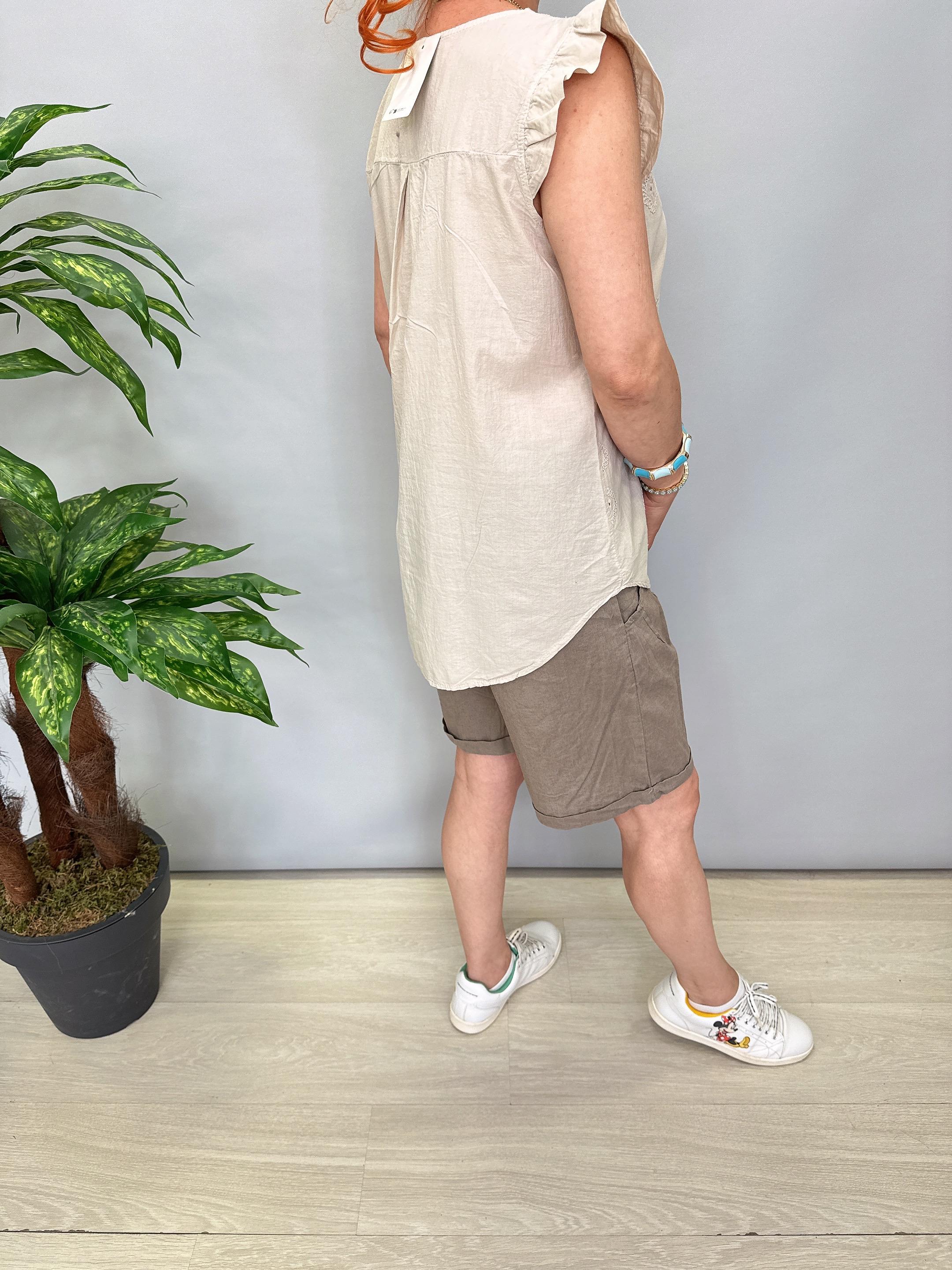 2030 Fisto Detay Bluz Taş