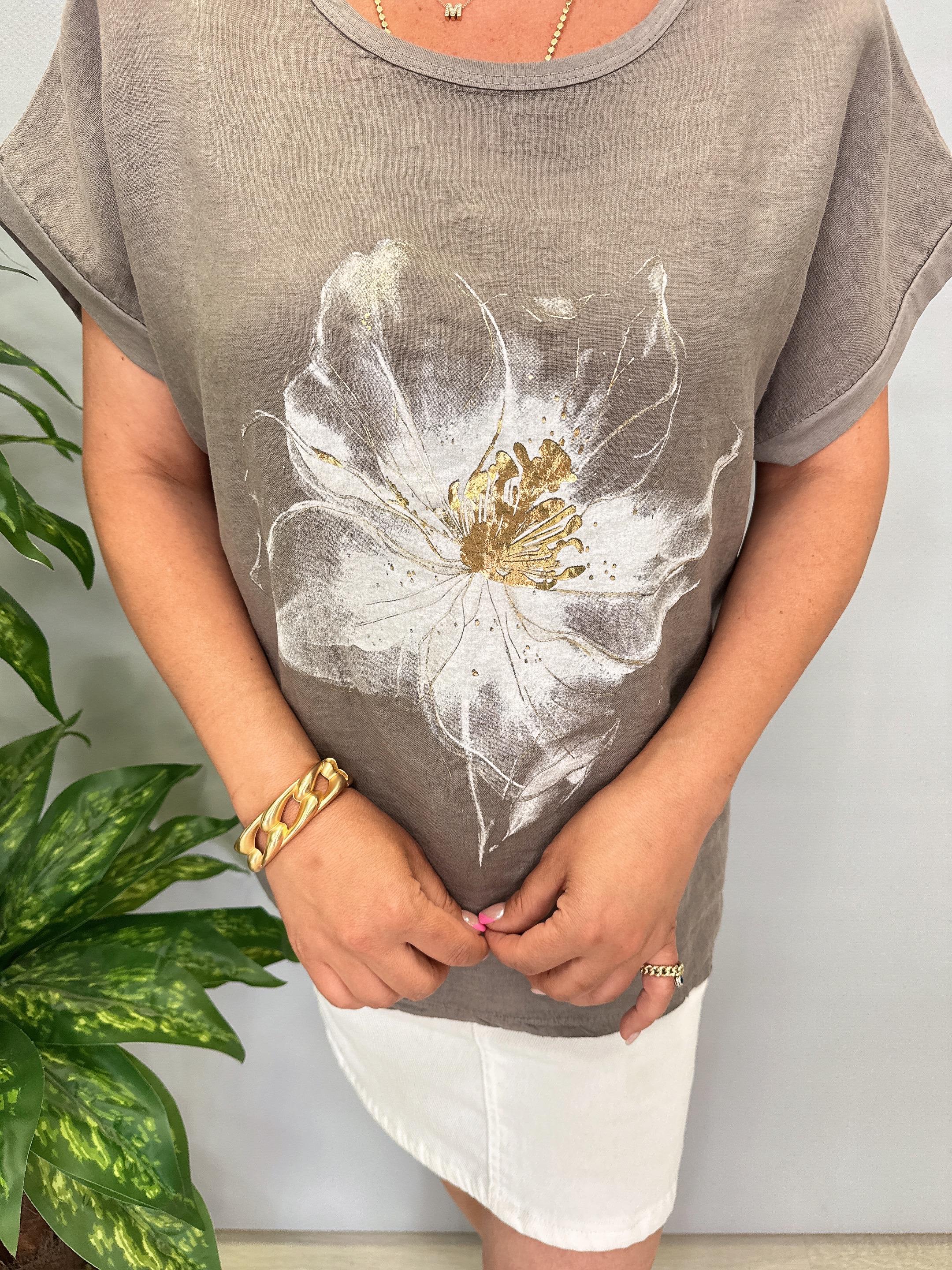 1090 Italyan Bluz Vizon