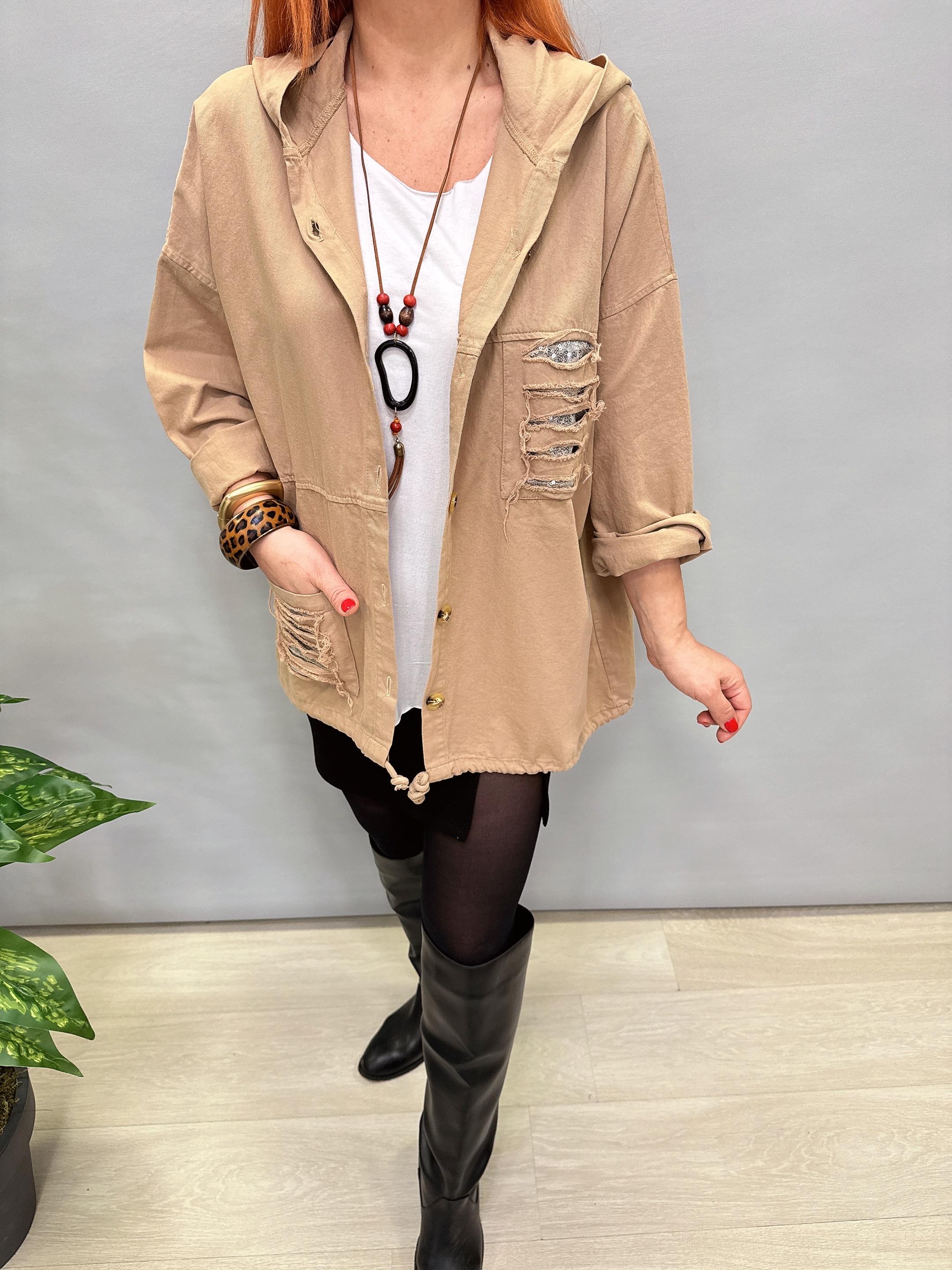 20255 PAYET DETAYLI GABARDİN CEKET TAŞ (TAKIM DEĞİLDİR)