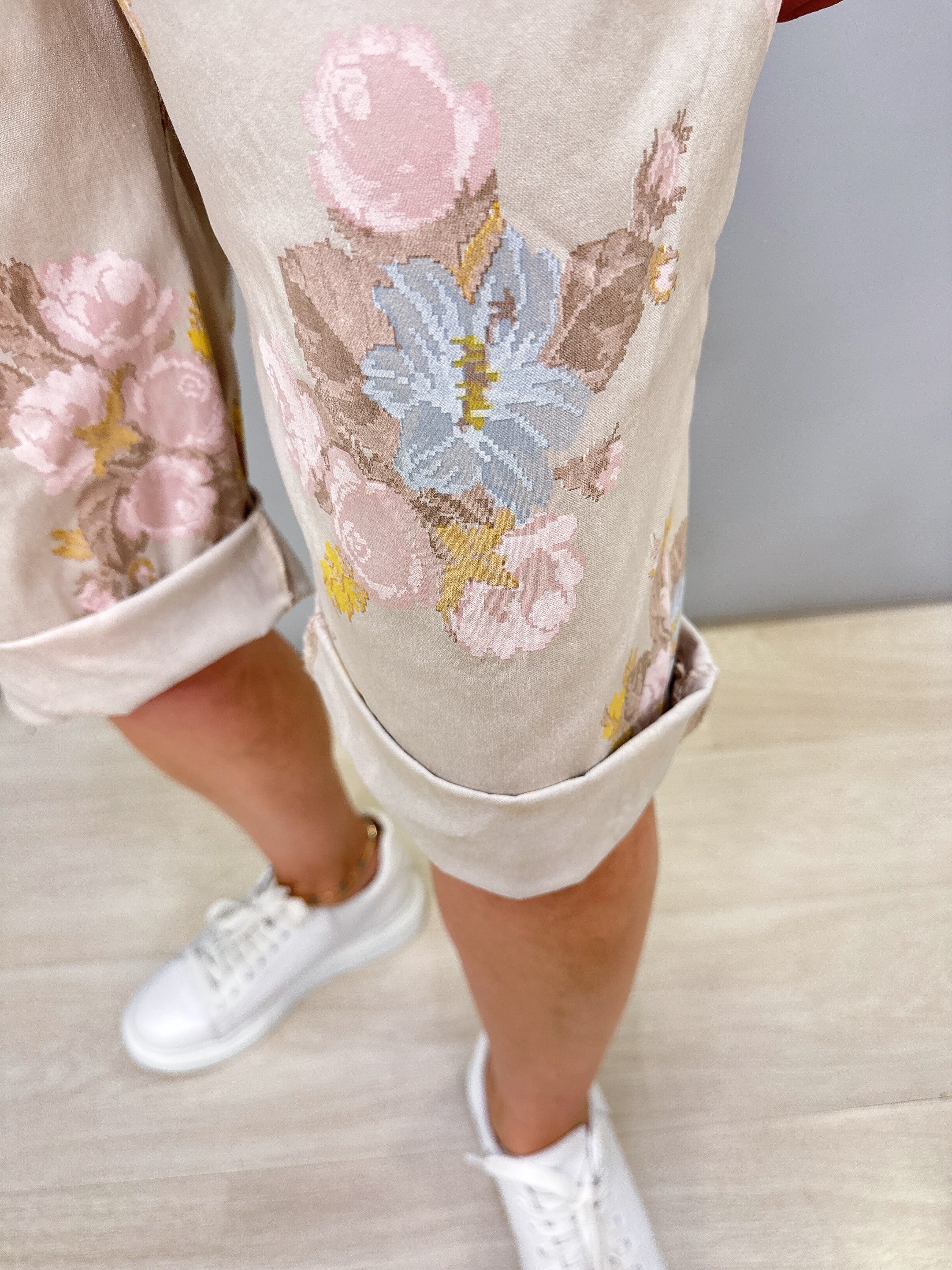 2106 Italyan Capri Pantolon Vizon