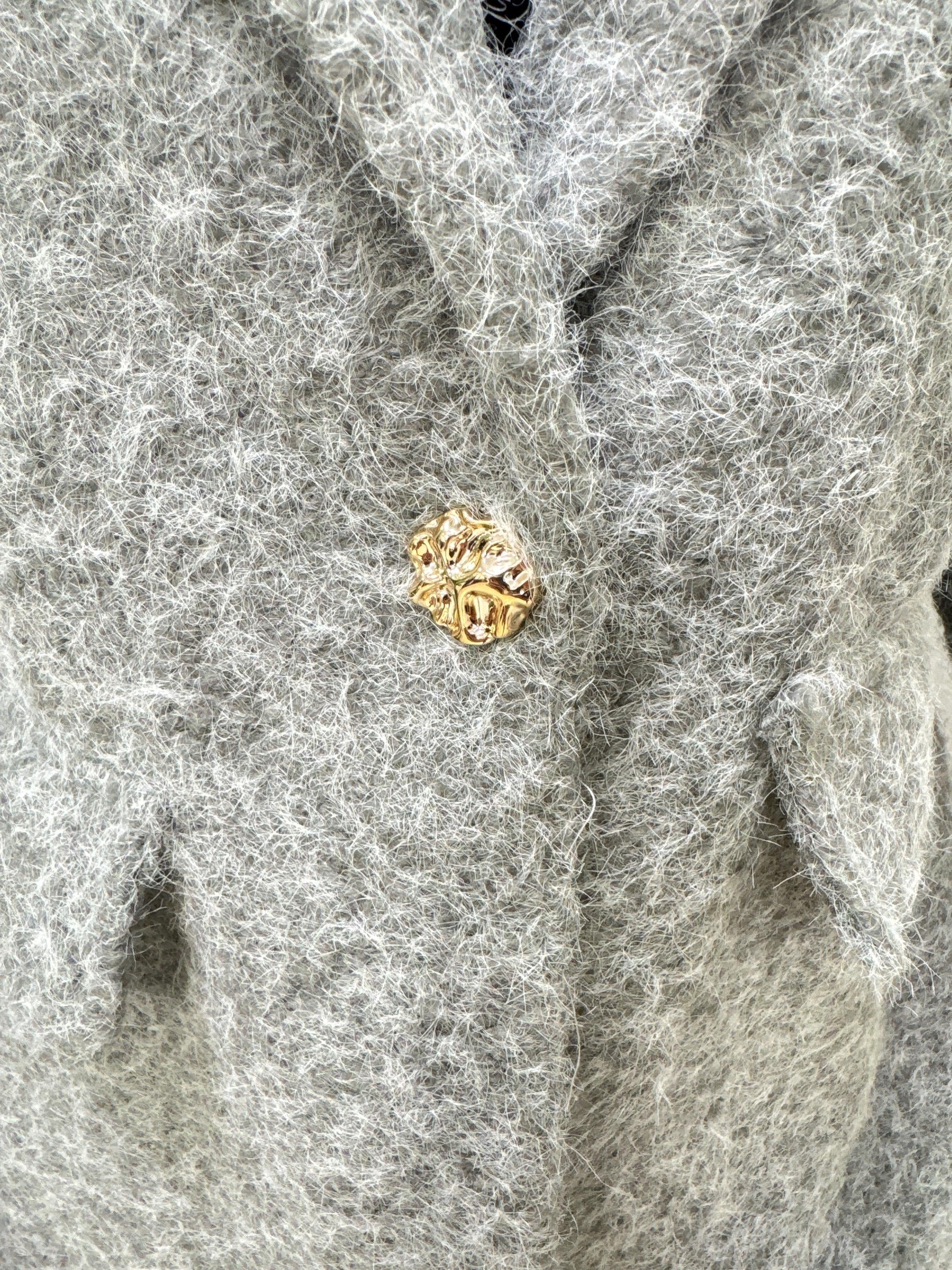 2128 Kaşe Blazer Kaban Gri