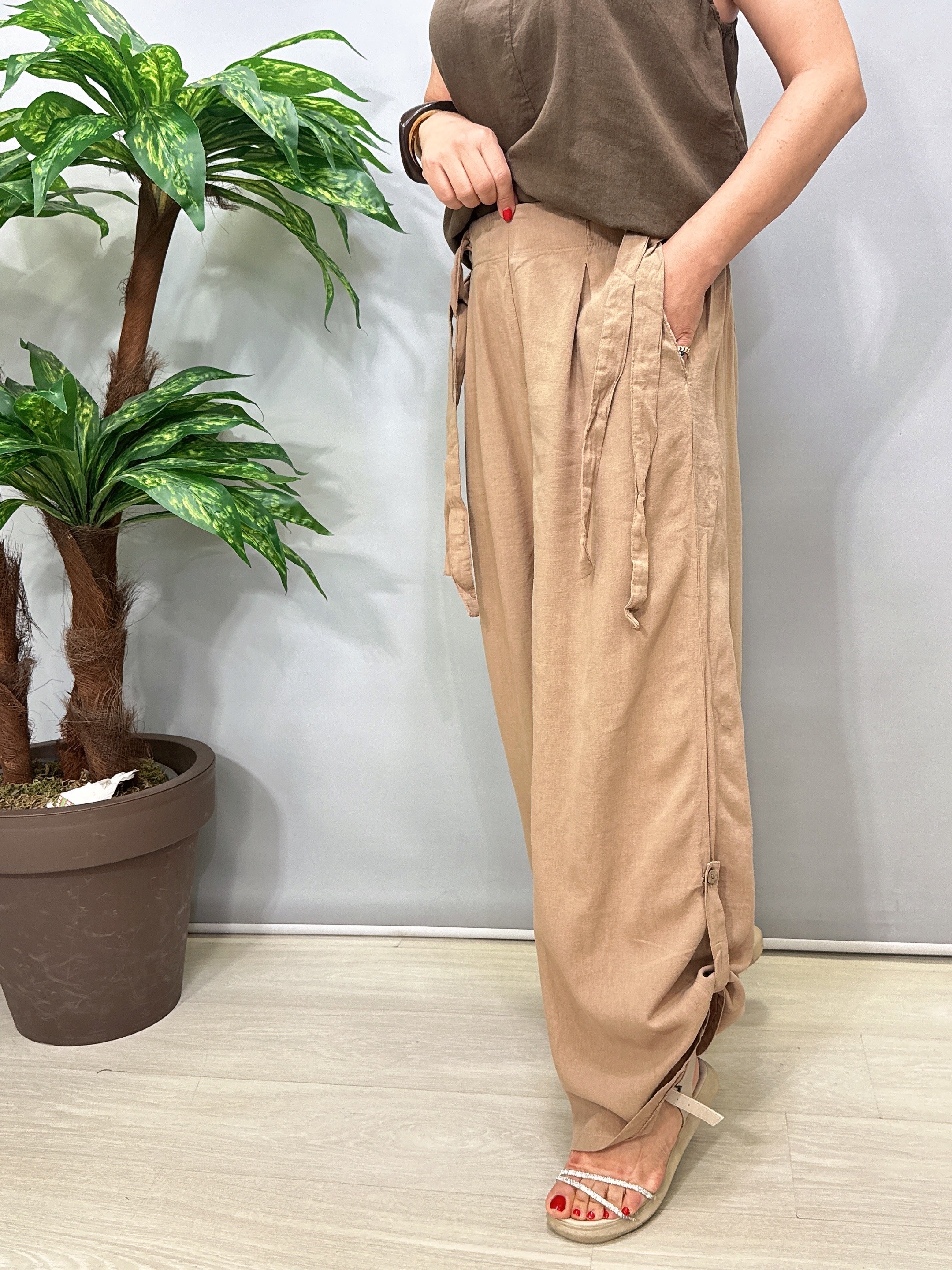 2205 RiVİERA Pamuklu Pantolon Camel