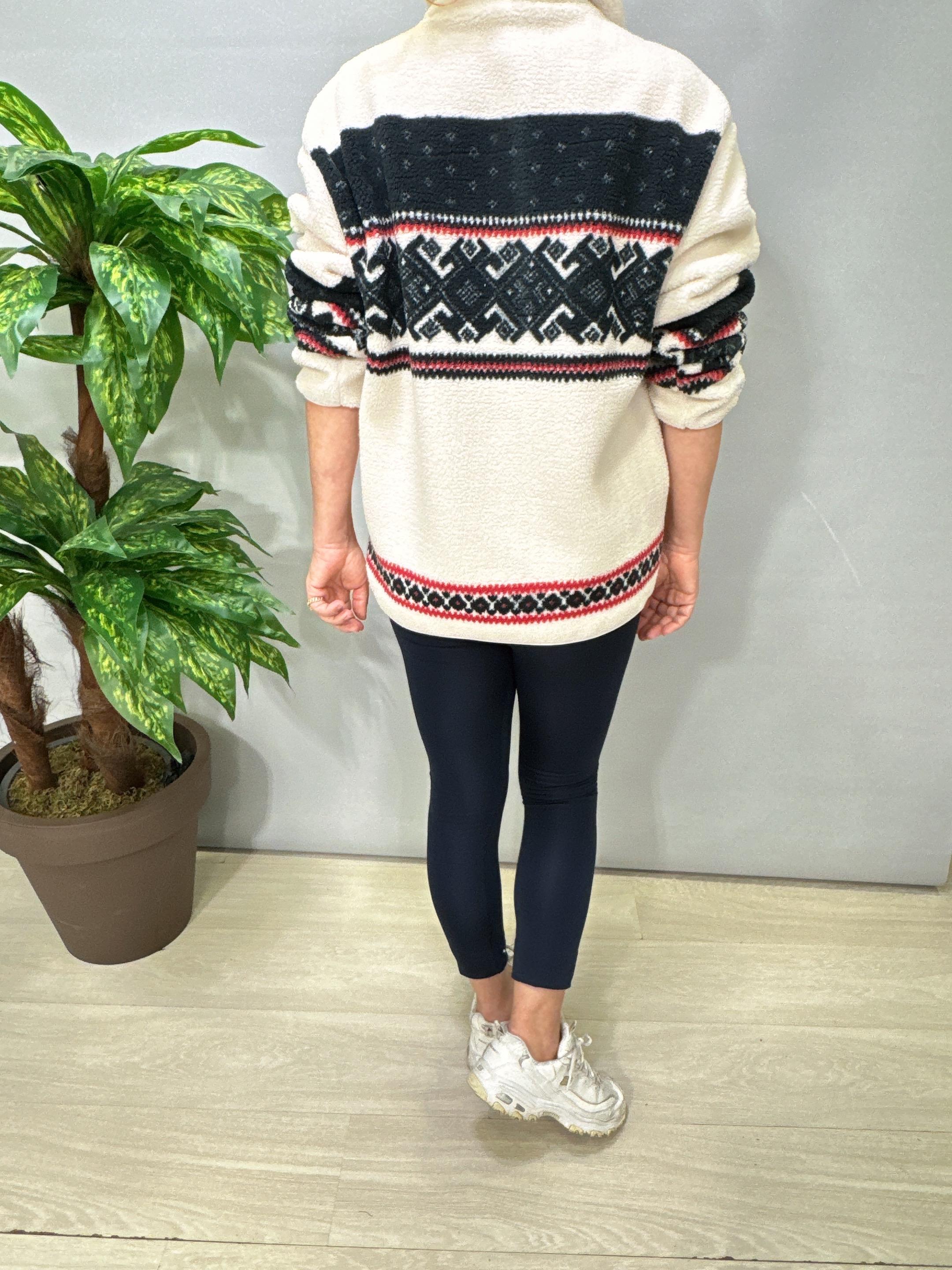 2226 Winter Seri Peluş Sweatshirt