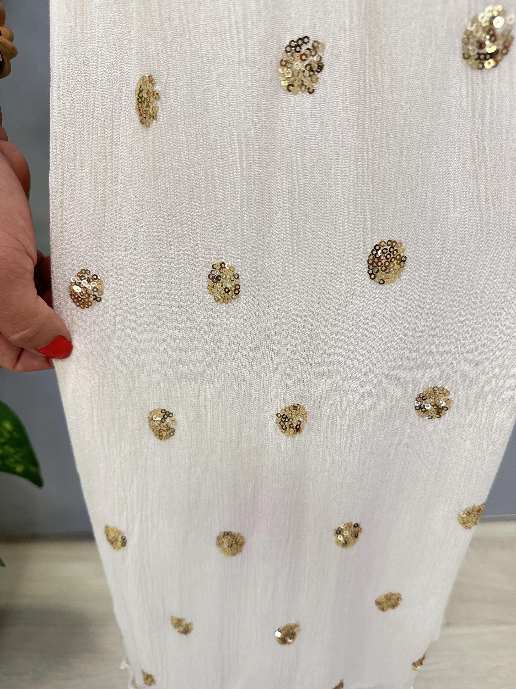 2230 Payet Detay Elbise Taş