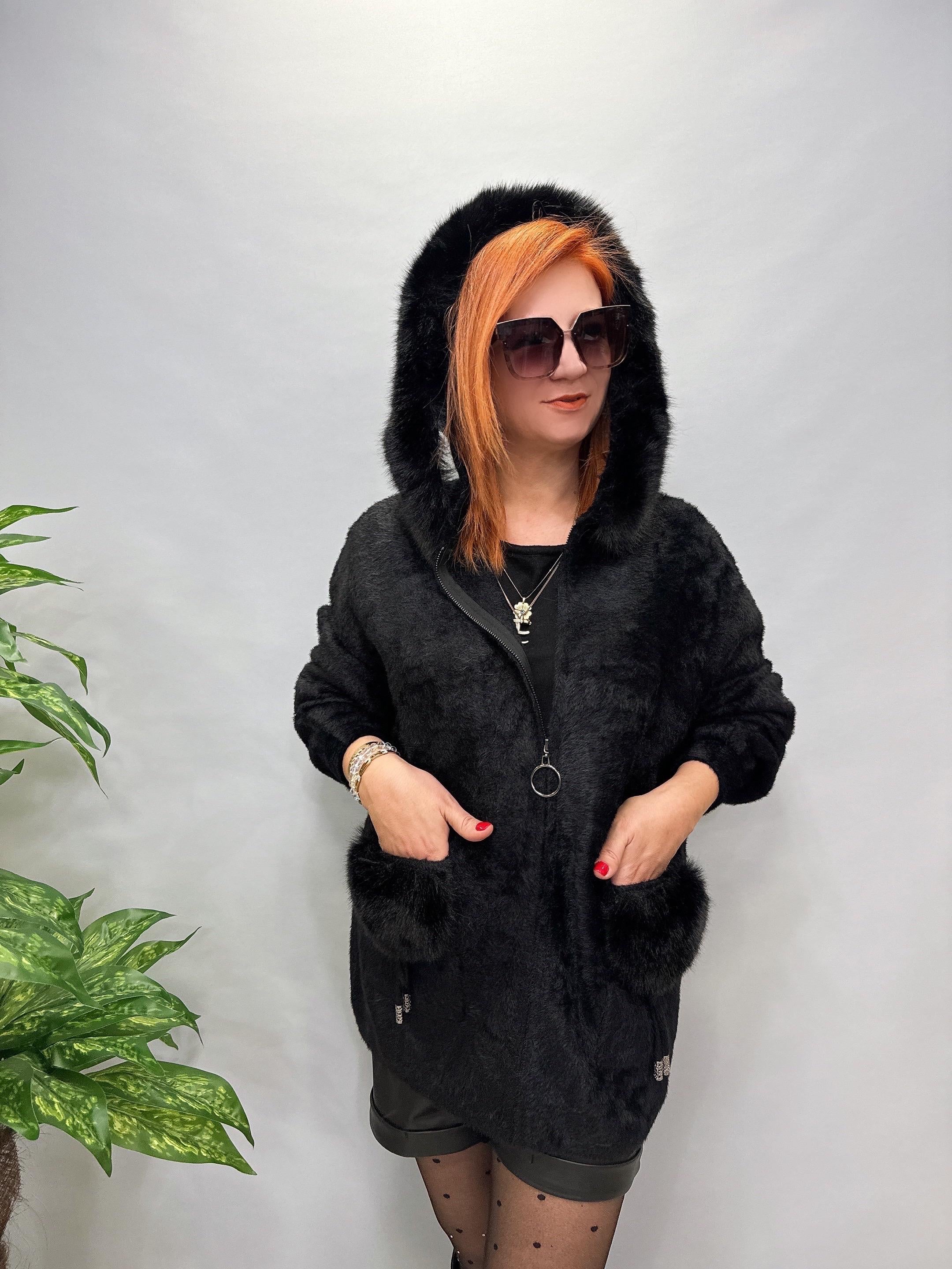 2525 İTHAL ANGORA KÜRK SİYAH