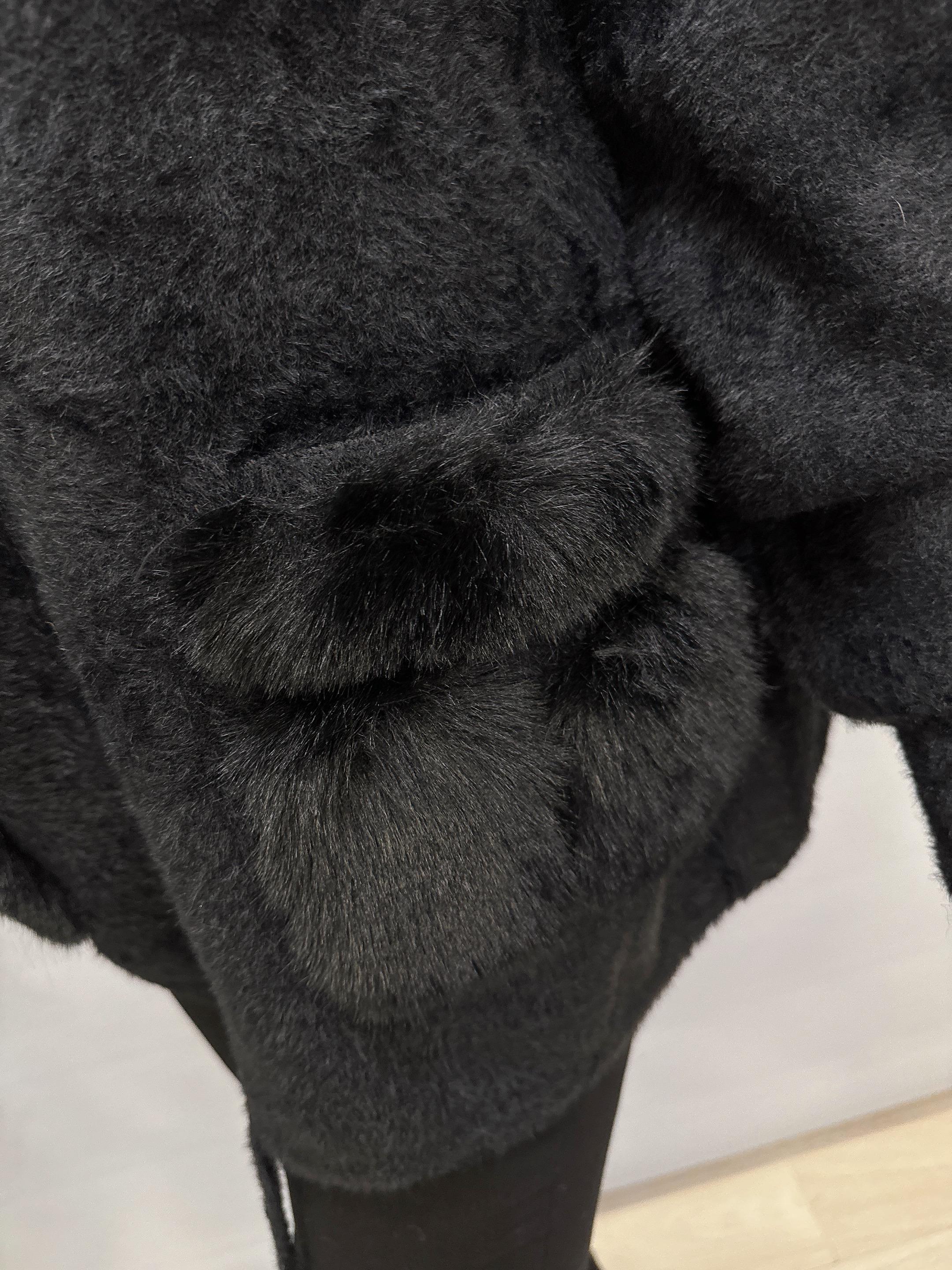 2528 İTHAL ANGORA KÜRK SİYAH