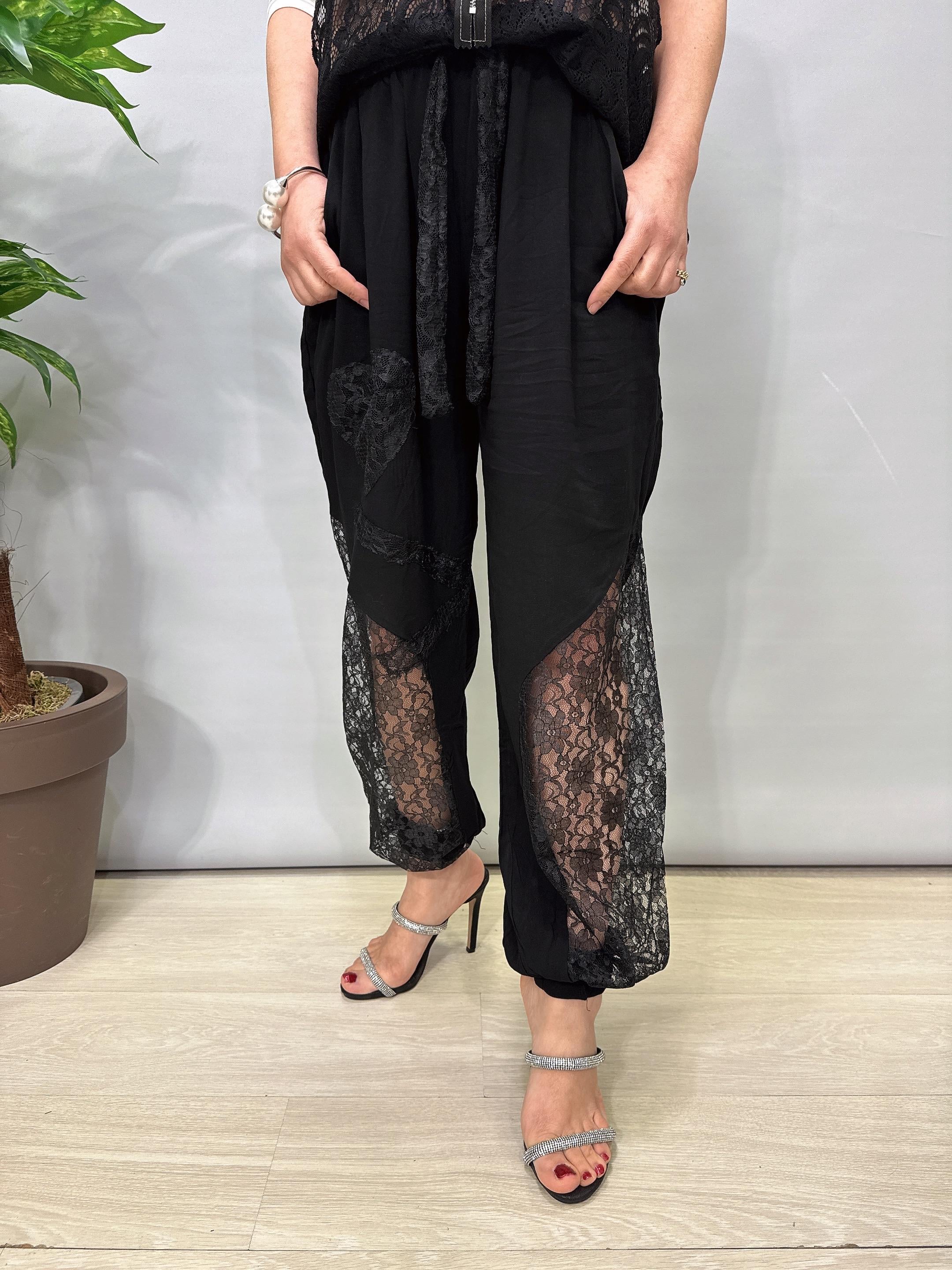 2628 Tasarım Pantolon Siyah