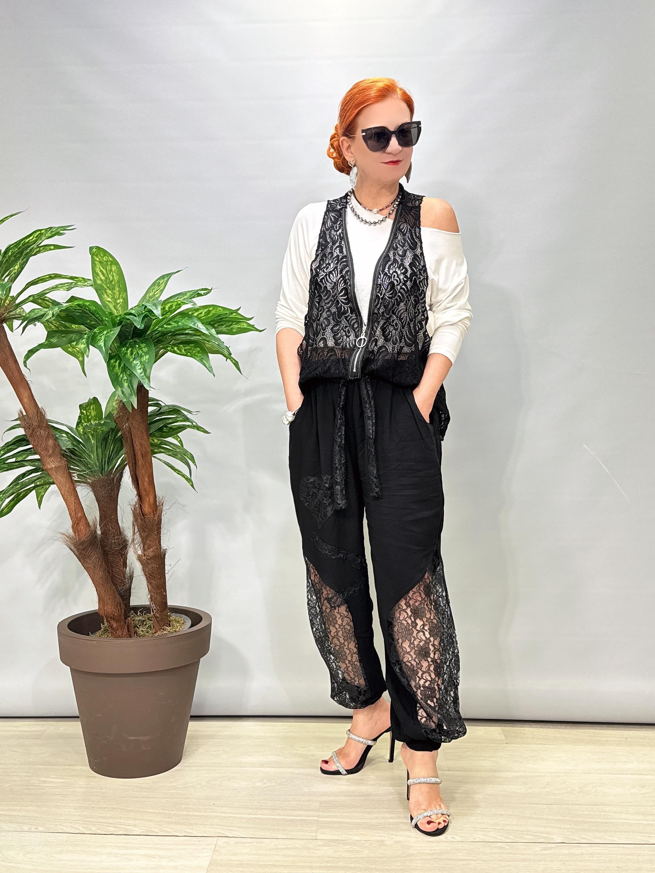 2628 Tasarım Pantolon Siyah