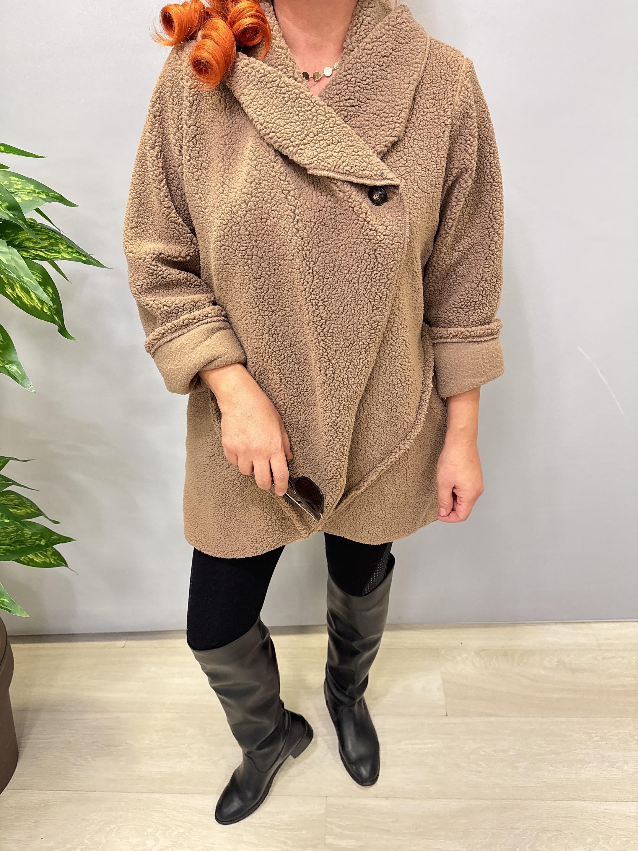 2646 Peluş Ceket Vizon