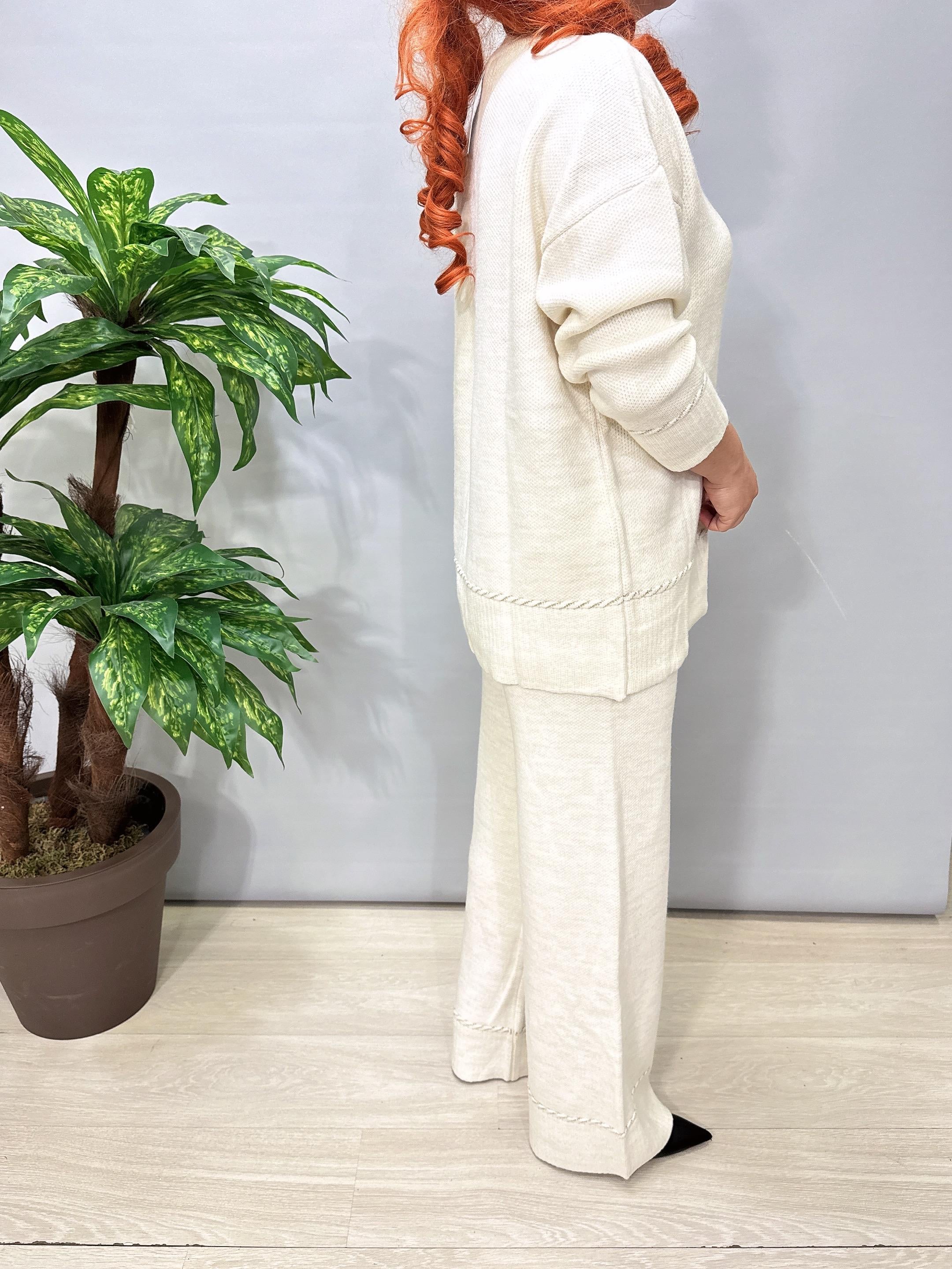 2666 Triko Takım Ekru