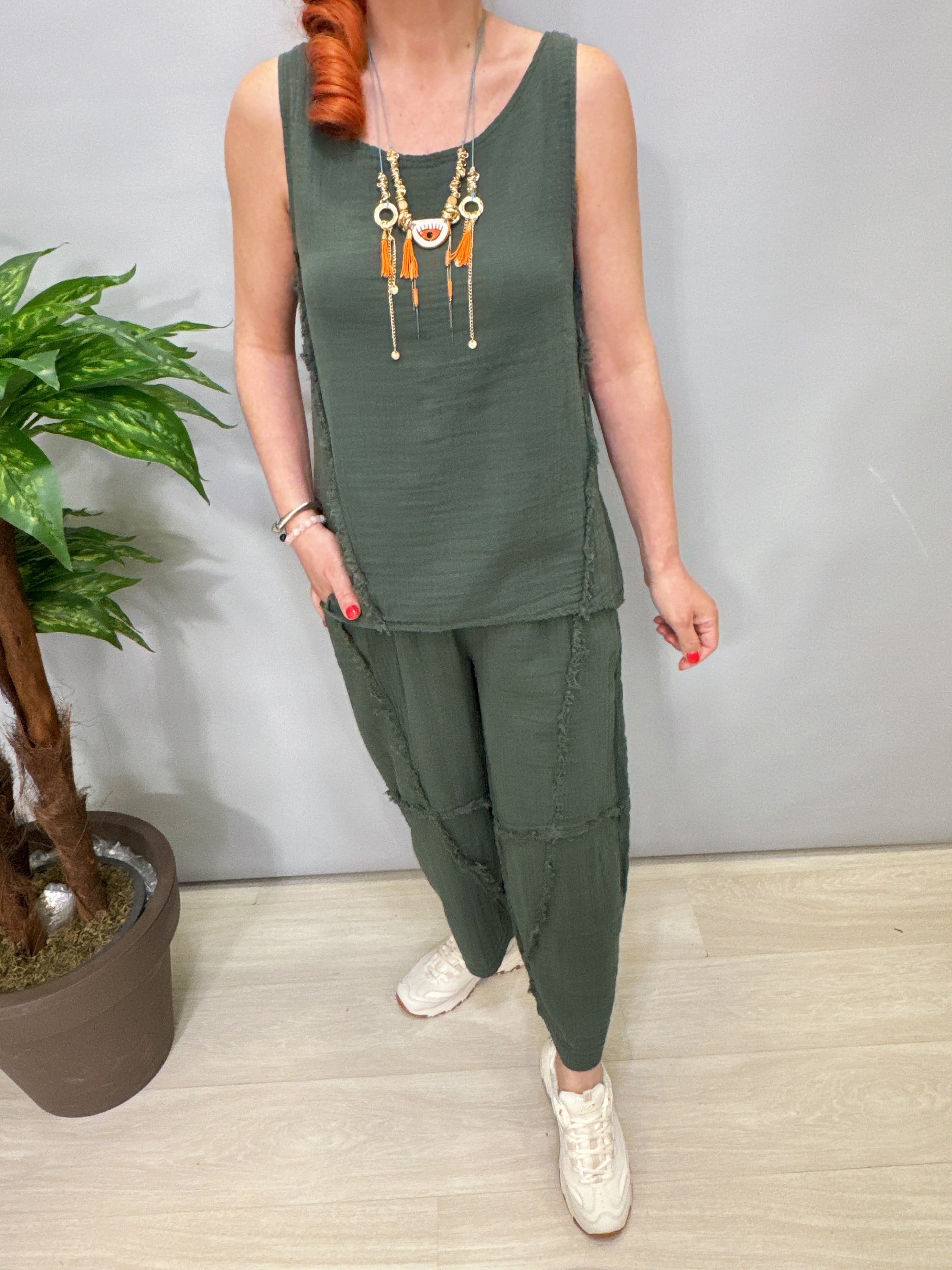 2965 Pamuklu Takım Yeşil