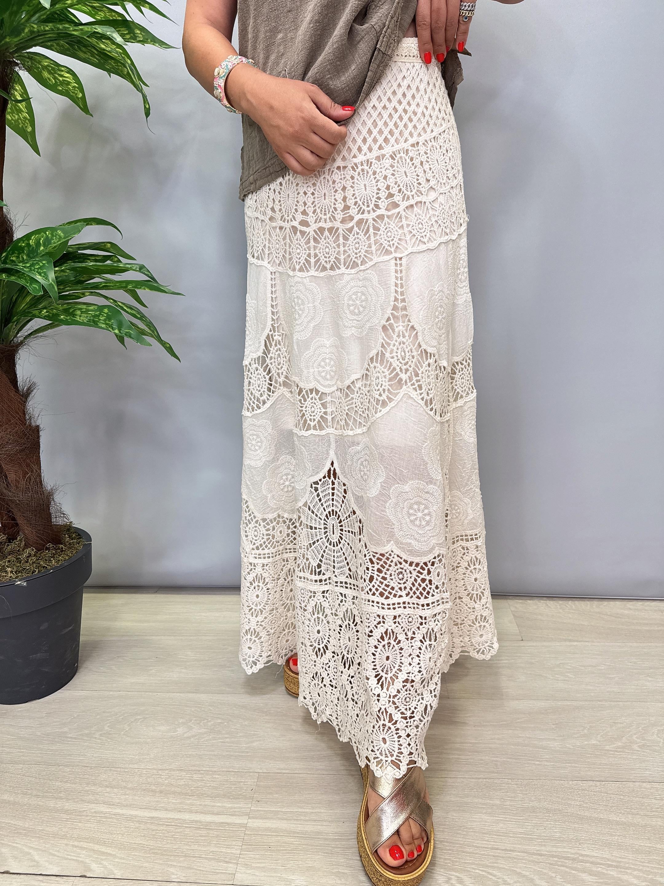 3002 Italyan Dantel Detay Etek Taş 