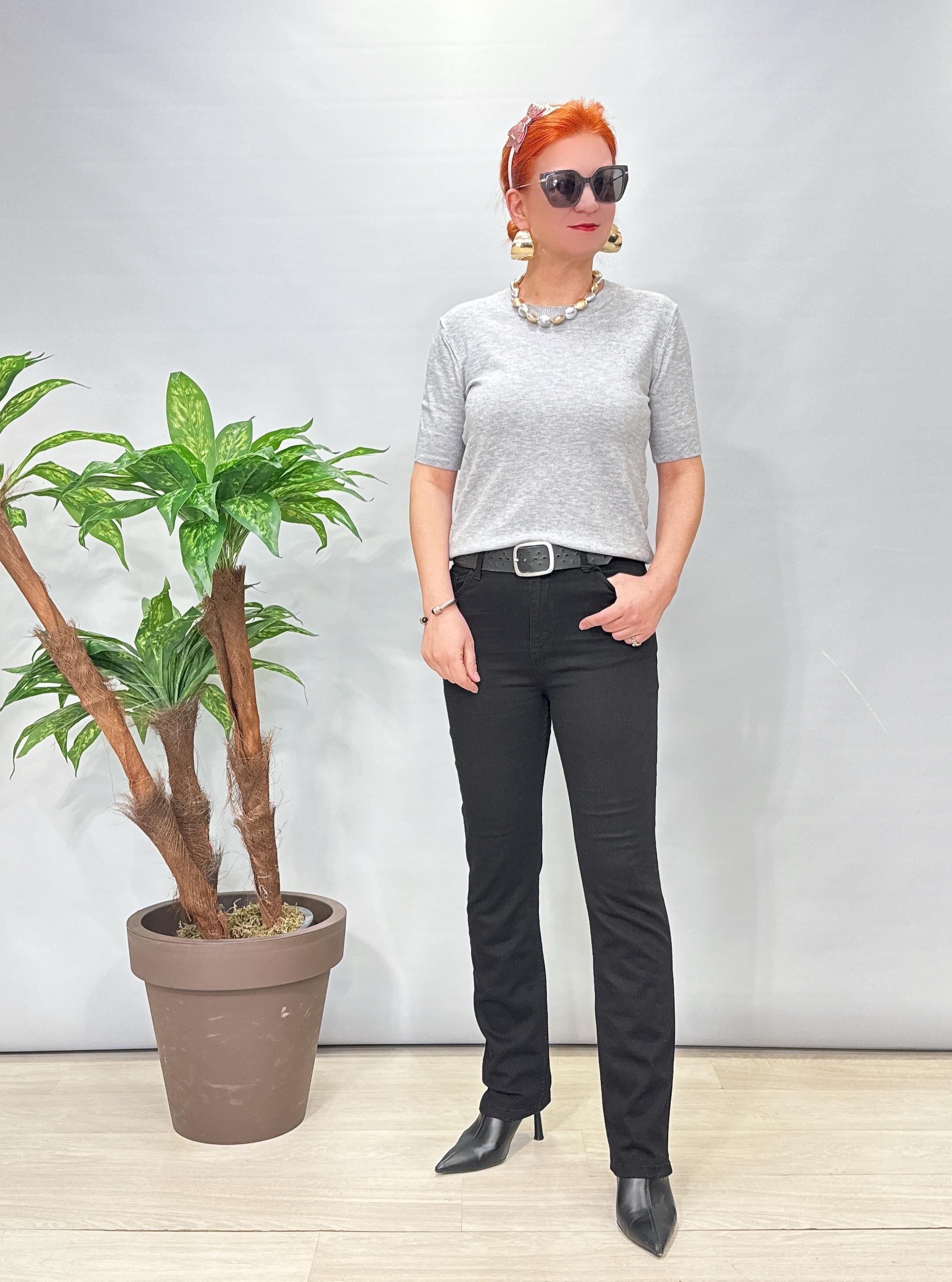 3013 LİKRALI BORU PAÇA JEAN Siyah