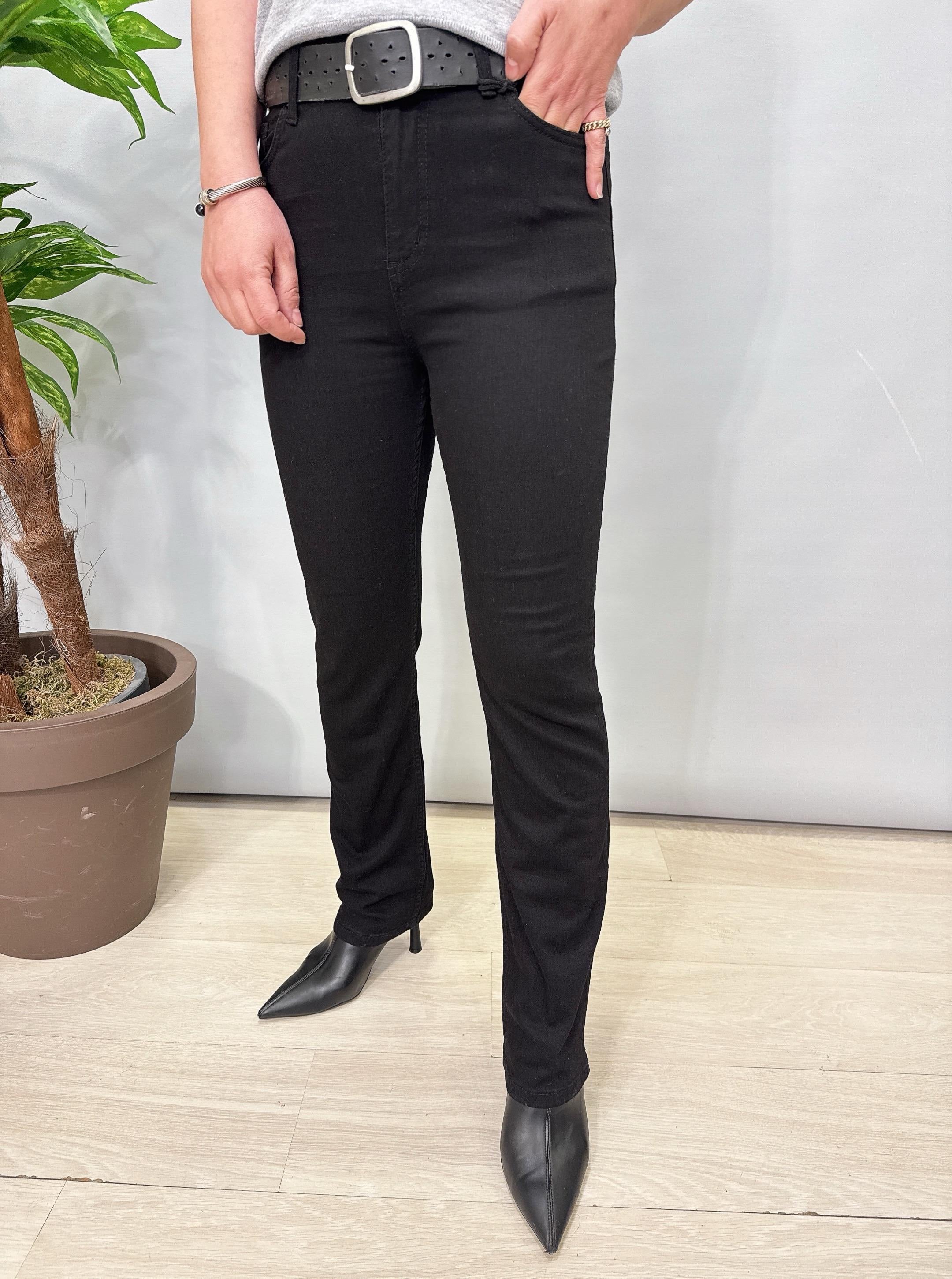 3013 LİKRALI BORU PAÇA JEAN Siyah