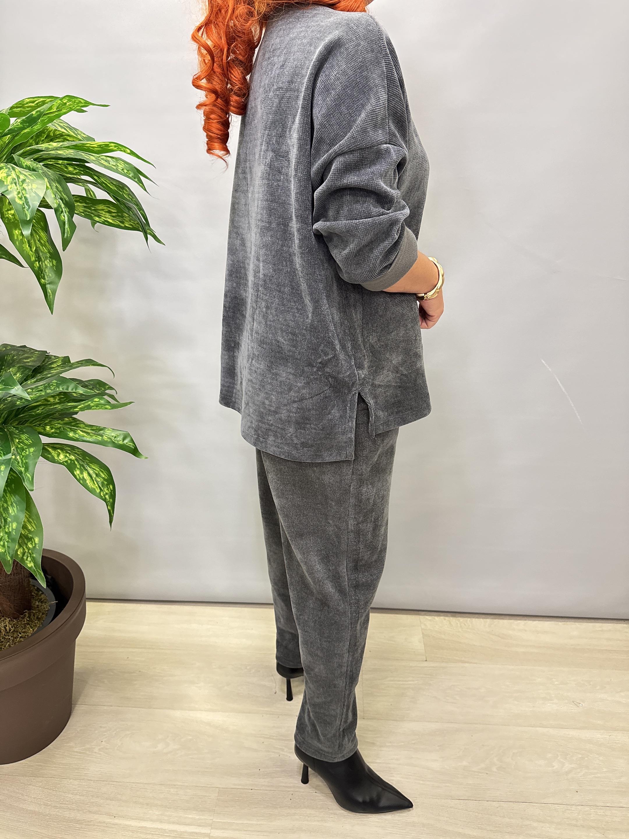 3019 Şönil Kadife Bluz