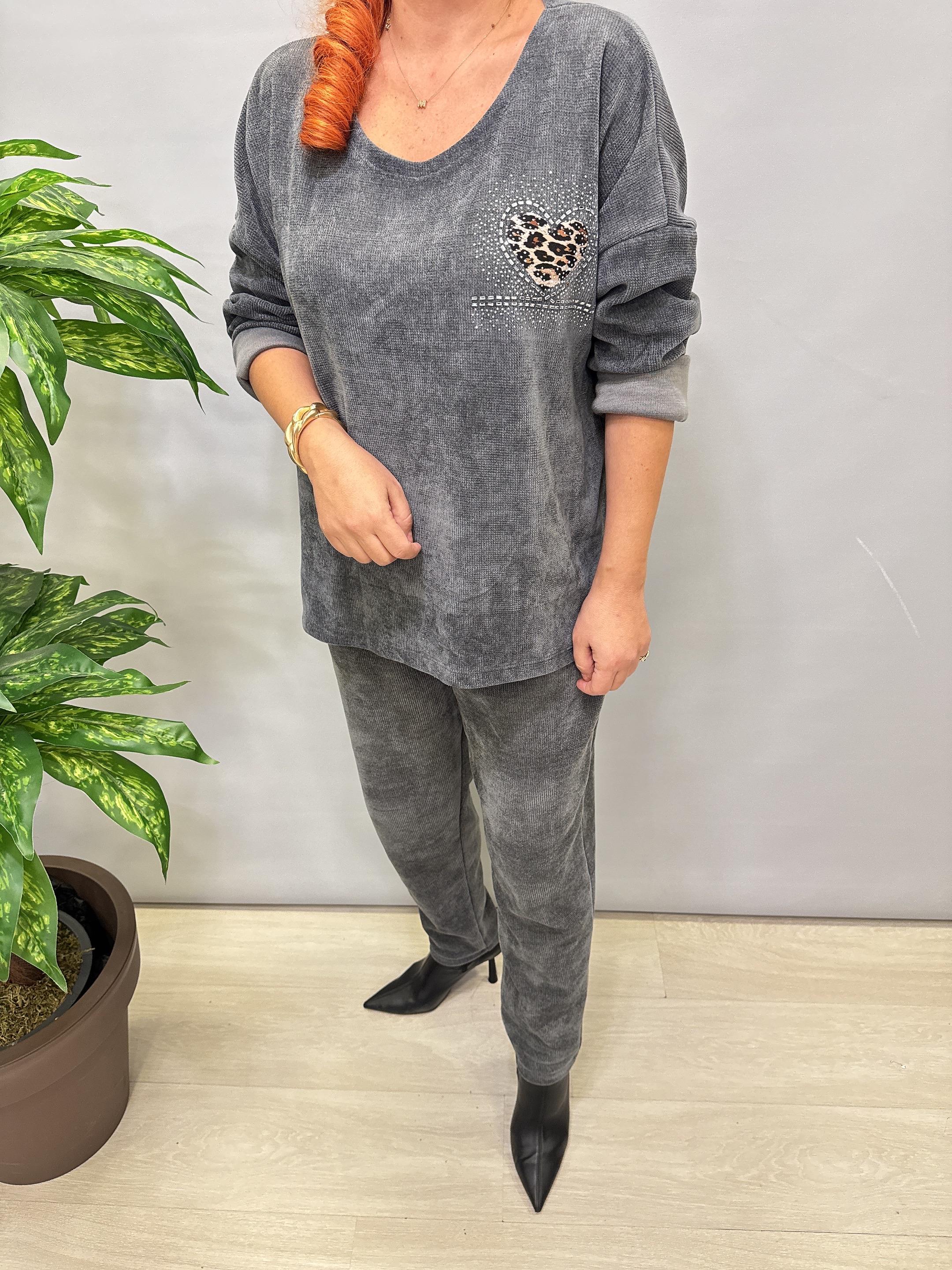 3019 Şönil Kadife Bluz