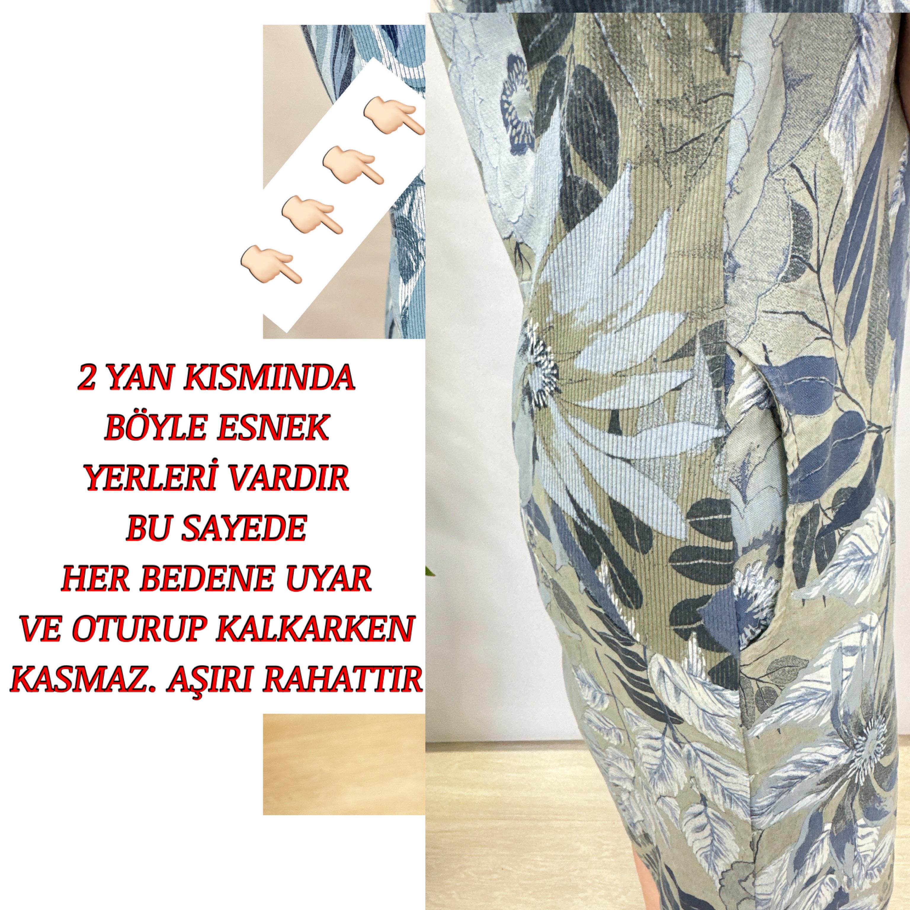 3040 İTALYAN PAMUK KETEN ELBİSE 