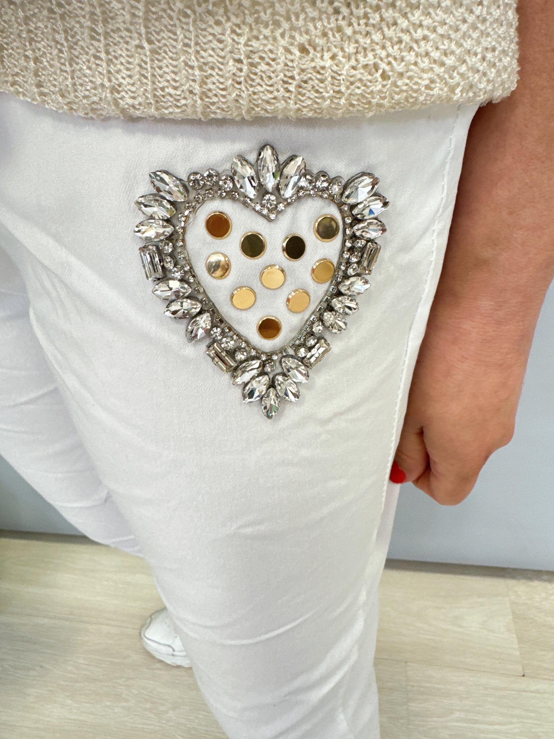 3065 İtalyan Pantolon Beyaz