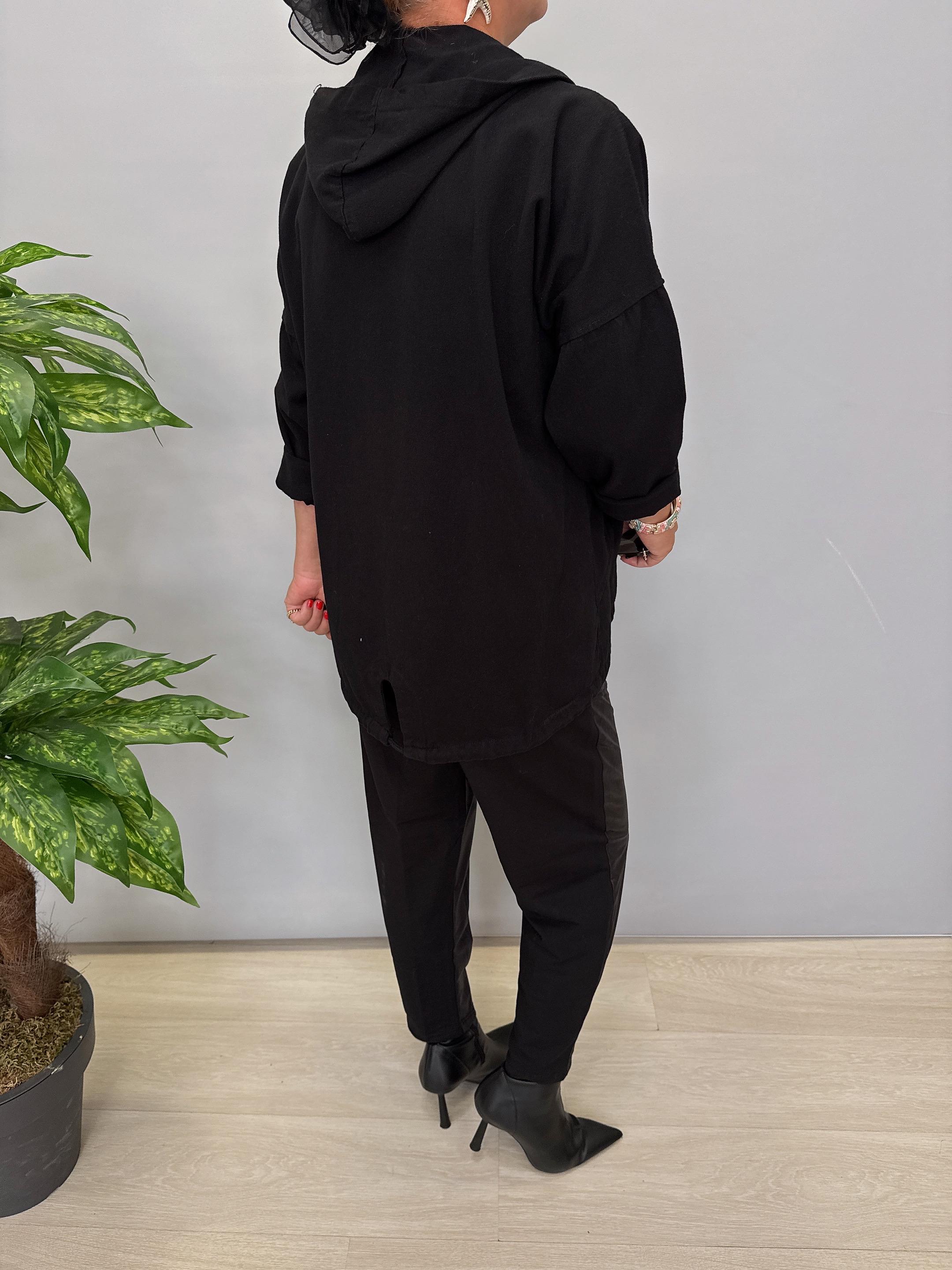 3655 Gabardin Mevsimlik Ceket Siyah