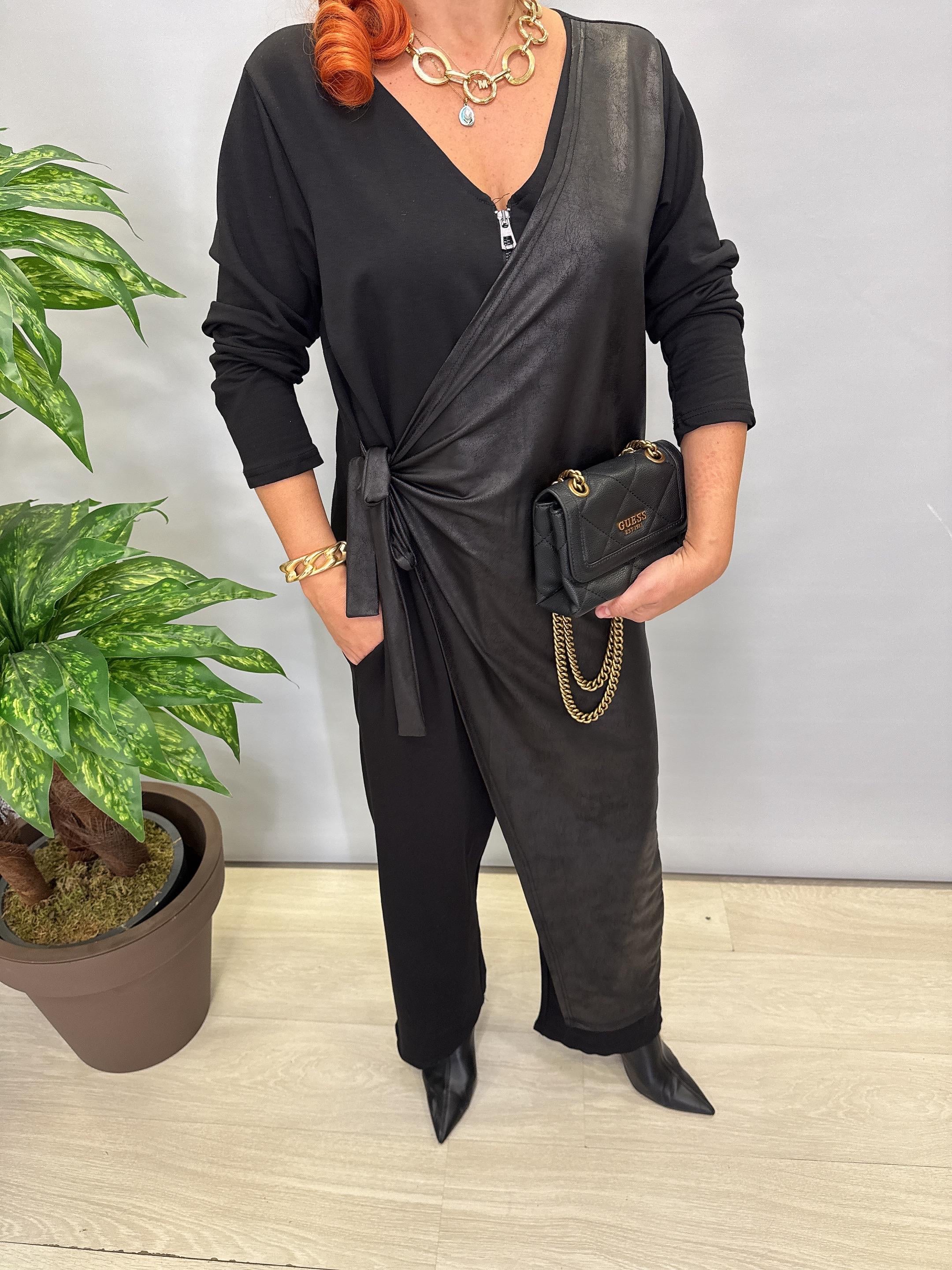 DR 4051 Tasarım Deri Detay Tulum 